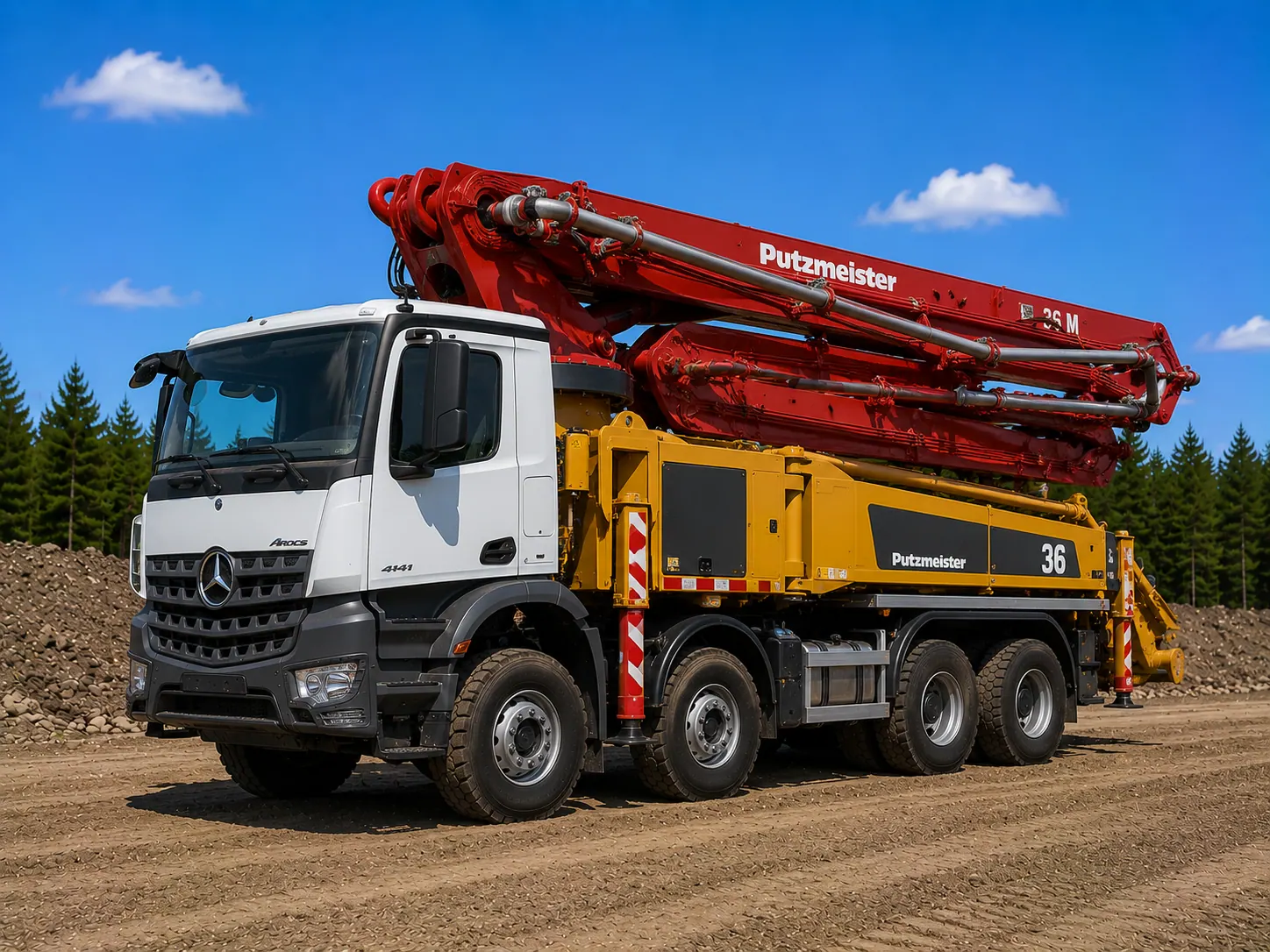 Автобетононасос Putzmeister 36 м в аренду